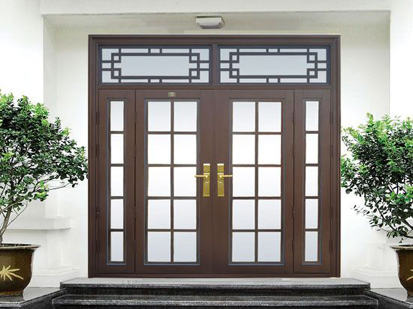 氟碳噴涂非標門（深咖啡）.jpg